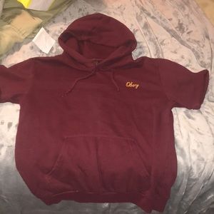 Obey t shirt hoodie